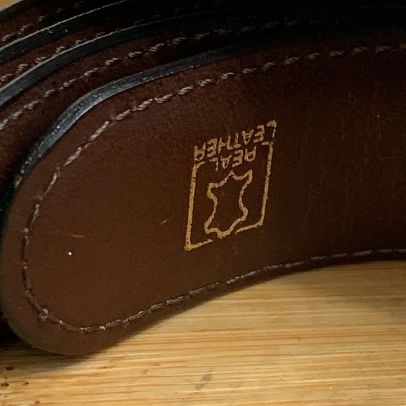 Vintage NIB Taner Brown Gold Leather Money ID Conceal Security Travel Zip Belt - Picture 8 of 16